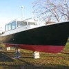 painted aluminum hull