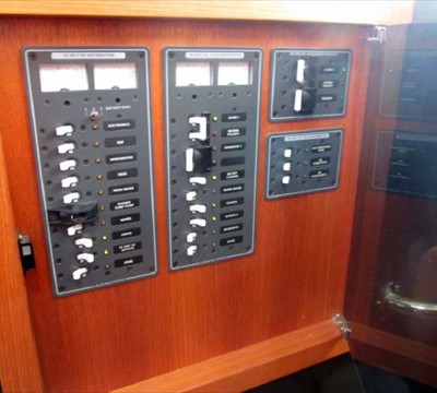 electrical panel open