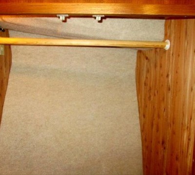 hanger locker cedar lined with auto-light