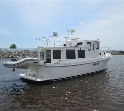 stern view in the water
