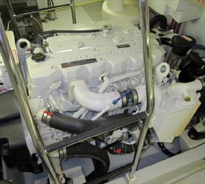 port side of Cummins engine