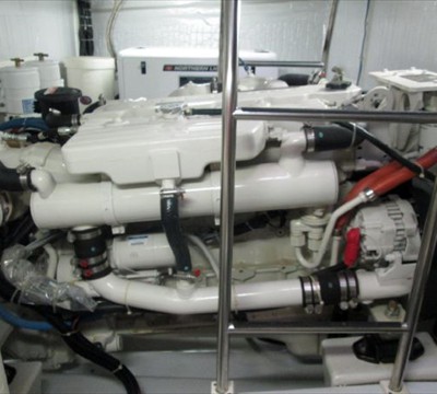 starboard side of engine