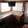 galley looking aft, double corner sink