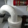muffler system and auto fire extinquisher
