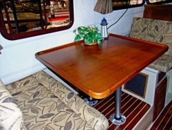 Comfortable dinette, converts to berth