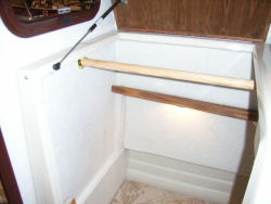 Hanging locker, storage or berth