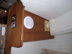V-berth reading light & speaker