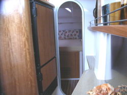 Fridge/freezer in foreground