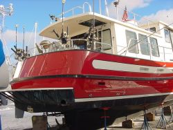 Newly painted hull