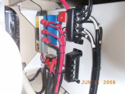 Port side battery charger