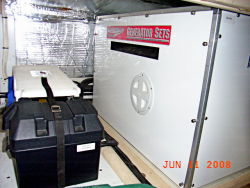 Generator in sound shield 
